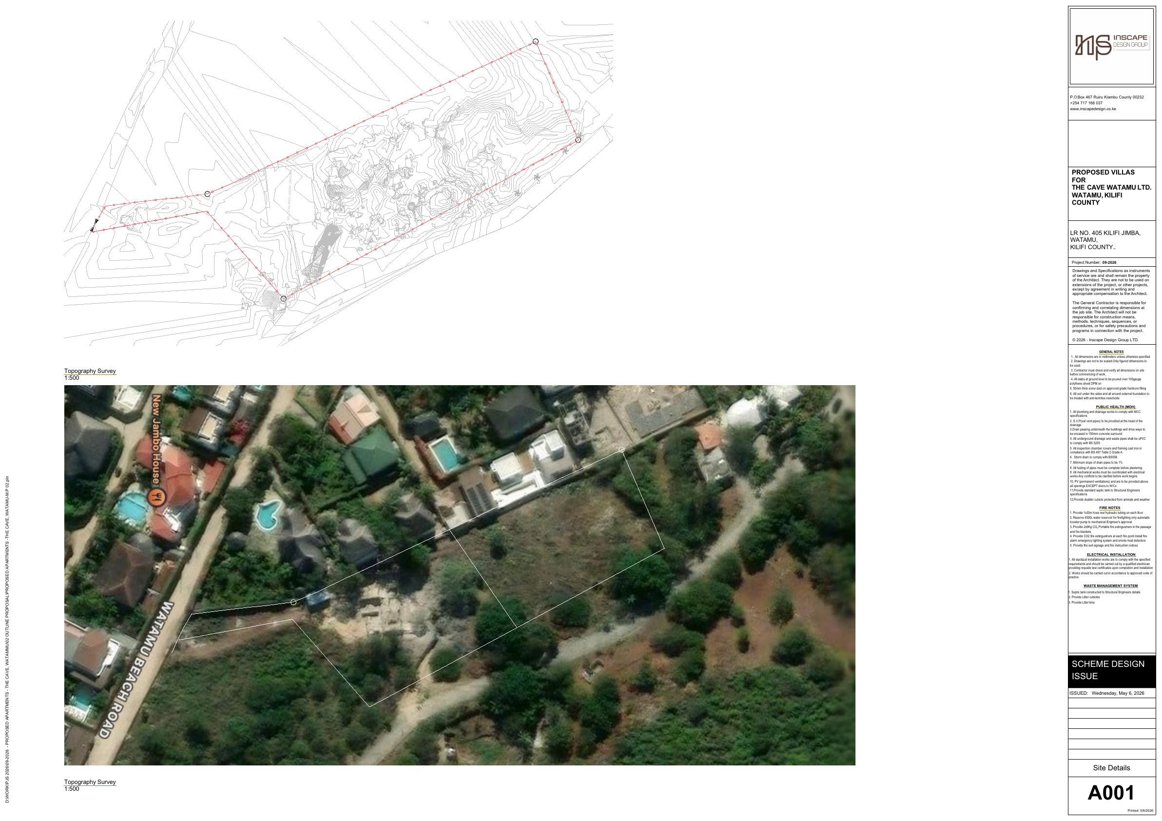Topography and site survey
